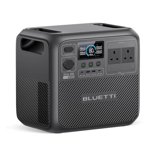 Image of BLUETTI Elite 200 V2 Portable Power Station (2025 New), 2073.6Wh LFP Battery Backup w/ 2 2600W AC Outlets (3900W Power Lifting), 17-Year Lifespan, Solar Generator for Camping, Off-grid, Power Outages