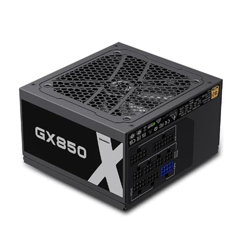Image of GameMax GX-850 Modular 80 Plus Gold Power Supply With 12cm FDB Fan | Black