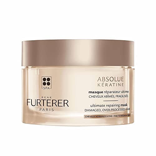 Image of René Furterer Absolue Kératine Renewal Cure Ultimate Repairing Mask Damaged Over-Processed Hair 200ml - Normal to Fine Hair