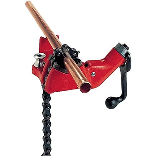 Image of RIDGID 40210 Model BC610 Top Screw Bench Chain Vice, 1/4-inch to 6-inch Bench Vice,Red