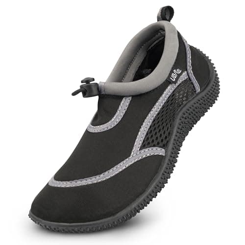 Image of Urban Beach Unisex Kids Mono Toggle Walking Shoe, Black, 2 UK