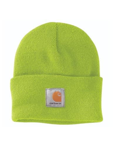 Image of Carhatt Acrylic Watch Hat-Lemon, One Size