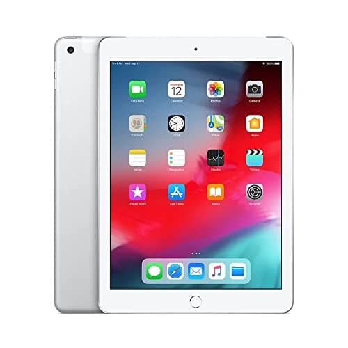 Image of 2018 Apple iPad 9.7 (6th Gen) 32GB Wi-Fi + Cellular - Silver - Unlocked (Renewed)