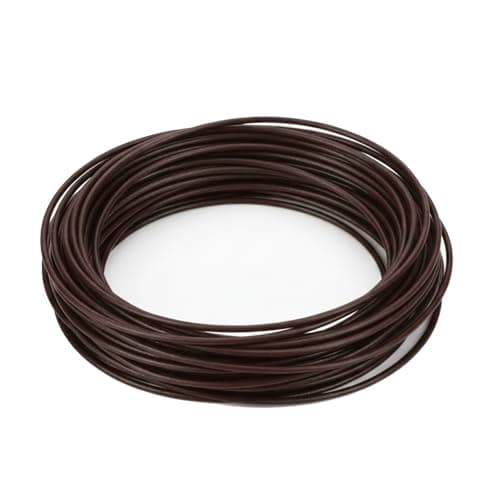 Image of The Bead Shop Genuine Leather Cord 5 Metres - 1.5mm Round - Dark Brown - Cowhide Leather String for Jewellery Making, Bracelets & Necklaces