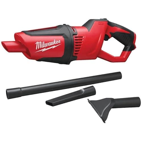 Image of Milwaukee M12 HV-0 Hand Vac 12V Bare Unit, Red