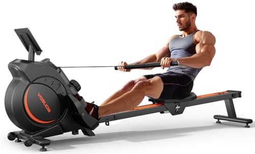 Image of YOSUDA Upgrade Rowing Machine for Home, 16-Level High-Power Magnetic Resistance (up to 40 kg), App & Bluetooth for Interactive Workouts, Silent, Up to 160 kg, Space-saving, Foldable, Rowing Machine