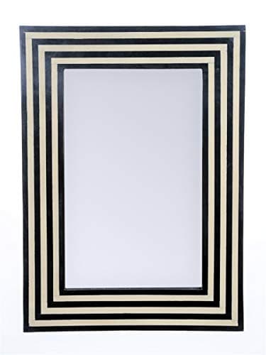 Image of Harrow Decor Bone Inlay work Rectangular mirror WM-033, Size- 22''x16''