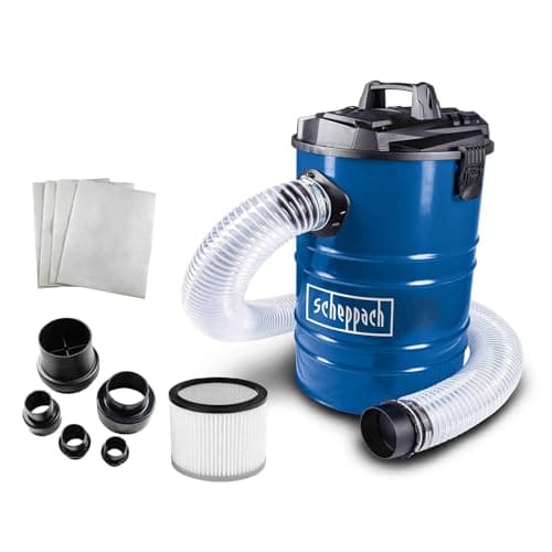 Image of Scheppach DC100 Dust Extractor | 1200W | 215 m³/h Suction | 65L Drum | 2m Hose | Inc. Filters & Adapters