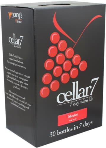 Image of Cellar 7 Merlot 30 Bottle Red Wine Making Kit