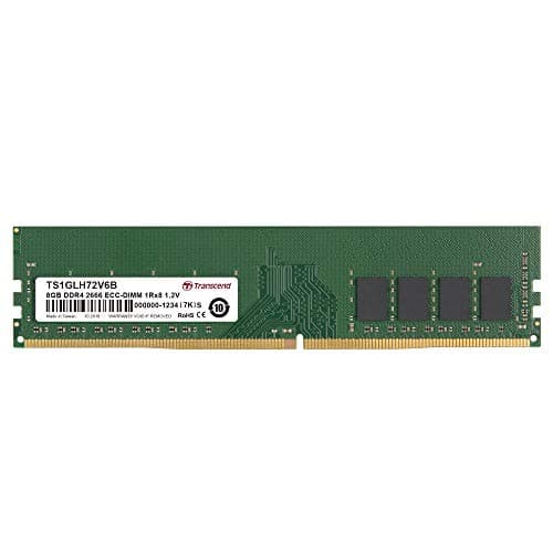 Image of 16GB DDR4 2666MHZ ECC-DIMM 1RX8 1G8 TRANSCEND RAM MEMORY
