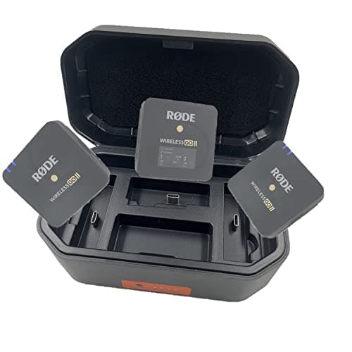 Image of SONGING RD-CASE for Wireless Charging Case Compatible for Rode Microphones Wireless GO 2 & Rode Microphones Wireless GO