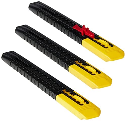 Image of STANLEY 9mm Snap Off Blade Knives (Pack of 3) 2-10-150