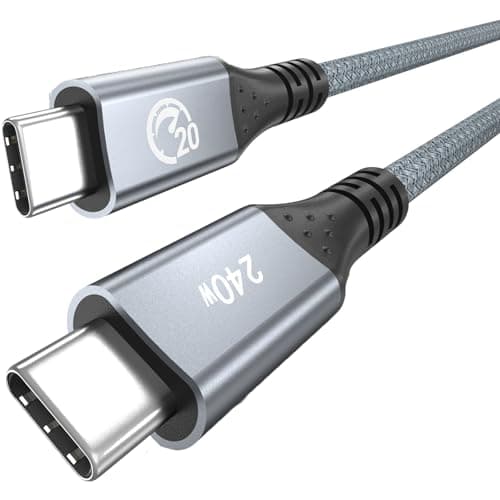 Image of UseBean 240W USB C to USB C Cable 1M, 20Gbps USB3.2 Gen 2x2 Cable, PD3.1 48V/5A Type C Fast Charging, 4K/5K@60Hz Video Monitor Cord, for iPhone 16 15, Galaxy S25 S24, MacBook Pro M4, iPad Pro/Air