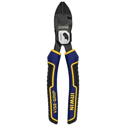 Image of IRWIN Vise-Grip Pliers, PowerSlot High Leverage Diagonal, 8 Inch (IWHT84001)