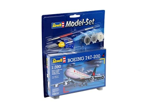 Image of Revell 64210 Model Set Boeing 747-200 "Air Canada 1:390 Scale Unbuilt/Unpainted Plastic Model Kit with Accessories