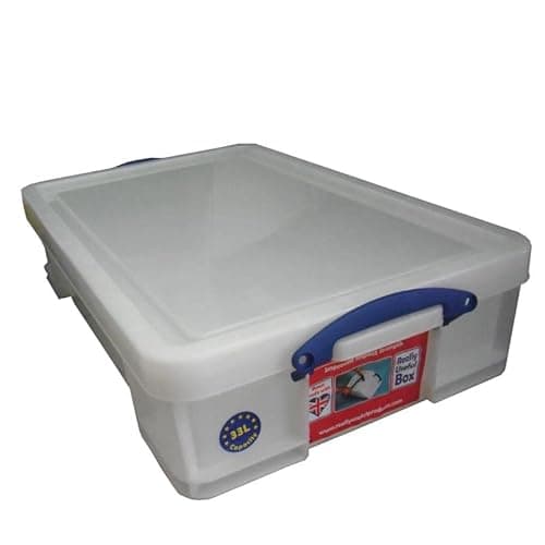 Image of Really Useful Box 33 Litre – 710 x 440 x 165 mm – White – Extra Strong