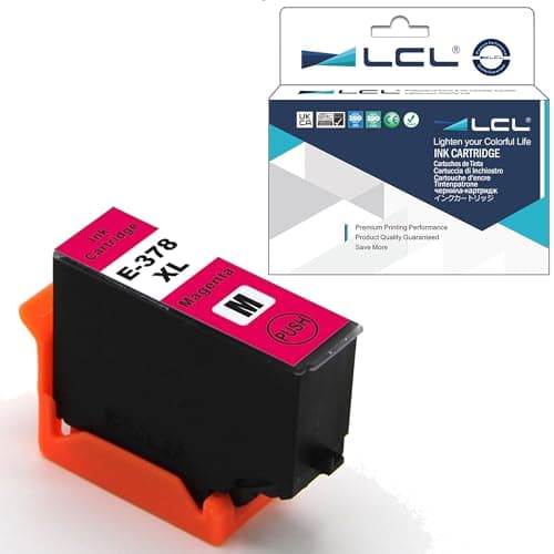 Image of LCL Compatible Ink Cartridge 378XL C13T37934010 (1 Magenta) Replacement for Epson Expression Photo XP-8500 XP-8505 HD XP-15000 XP-8600 XP-8000 XP-8005