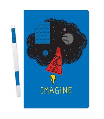 Image of iQ LEGO Toy Stationery - Imagine Notebook with Pen