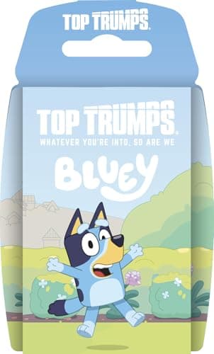 Image of Top Trumps Bluey Specials Card Game, Play with Bluey, Bingo, and all their friends and family, educational gifts and toys for boys and girls Aged 6 plus
