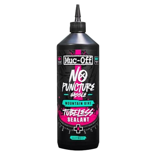 Image of Muc Off MTB Tubeless Sealant - Advanced Tubeless Tyre Sealant with UV Dye - Seals Holes up to 6mm - Lightweight Formula for Mountain and Enduro Bikes - 1L