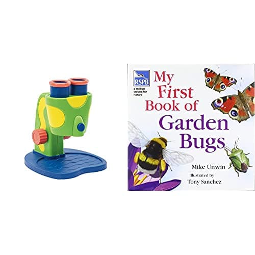 Image of Learning Resources GeoSafari Jr. My First Microscope & RSPB My First Book of Garden Bugs