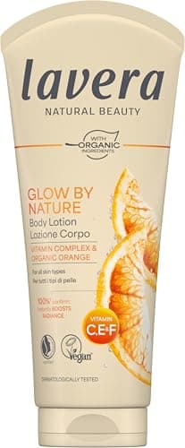 Image of lavera Glow by Nature Body Lotion – 24-hour glow boost – intensive moisture – firms and smoothes the skin – vegan – natural cosmetics – 200 ml