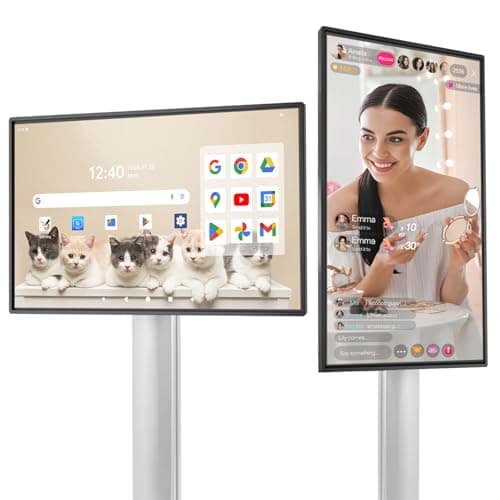 Image of JAV Smart Board 43 Inch Interactive Whiteboard with Android 14 Google EDLA Certified Rotating Smart Touch Screen 8+128GB Electronic Whiteboard for Live Streaming Office Classroom (43 Inch)