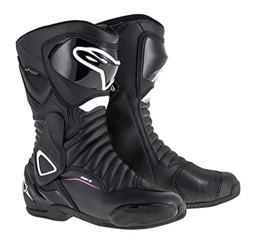 Image of Alpinestars Motorcycle boots Stella Smx-6 V2 Drystar Black White Fuchsia, Black/White/Fuchsia, 41