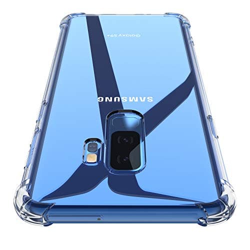 Image of Losvick Galaxy S9 Plus Case, TPU Silicone Ultra-thin Clear Soft Shockproof Bumper Protection Anti-scratch Drop-Protection Cover Designed for Galaxy S9 Plus - Transparent