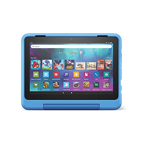 Image of Amazon Kid-Friendly Case for Fire HD 8 tablet | Only compatible with 12th-generation tablet (2022 release), Cyber Sky