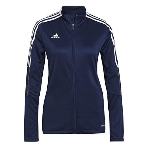 Image of adidas Women's Tiro21 Tk Jkt Sweatshirt, Team Navy Blue, M UK