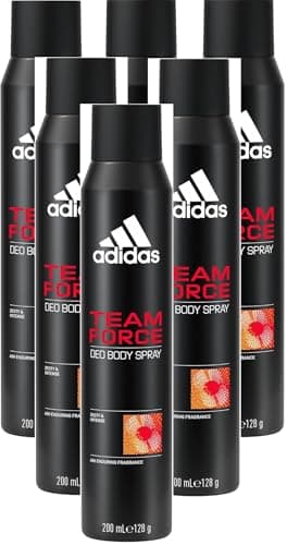 Image of Adidas Team Force 48H Deodorant Body Spray 200ml (6)
