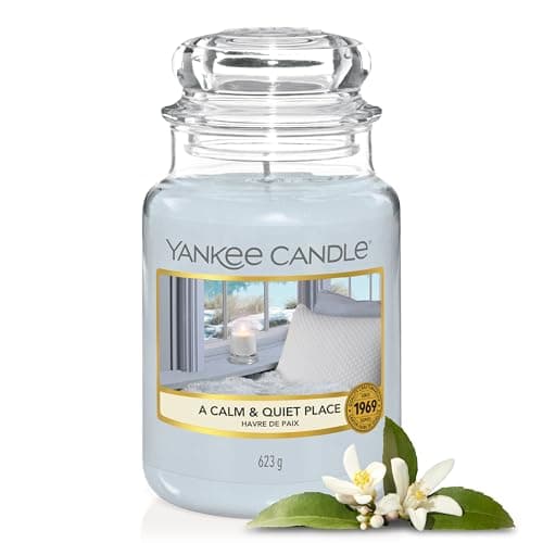 Image of Yankee Candle Scented Candle | A Calm & Quiet Place Large Jar | Long Burning Candles: up to 150 Hours | Perfect Gifts for Women