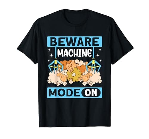 Image of "Beware Machine Mode ON" Claw Machine T-Shirt