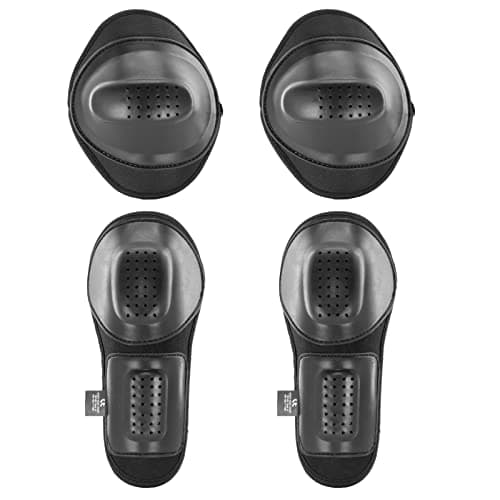 Image of 4PC CE Level 1 Certified Armor Pads Set, Level 1 Approved Men’s Biker Shoulder, Elbows And Knee Protector For Motorcycle Jackets And Pants.