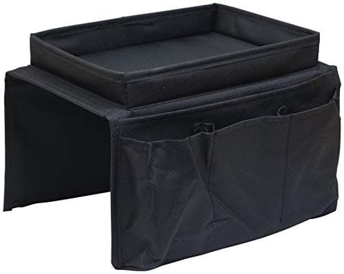 Image of Aidapt Adjustable Arm Rest Organiser Caddy Storage Tidy Bag For Sofa, Couch, Armchair Aid With Pockets and Tray