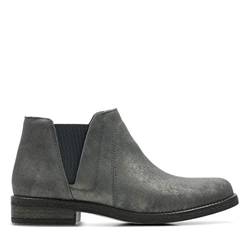 Image of Clarks Demi Beat, Women’s Biker Boots, Grey (Dark Grey Interest -), 4.5 UK (37.5 EU)