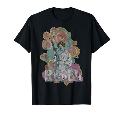 Image of Star Wars Princess Leia Retro Rebel T-Shirt