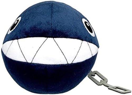 Image of Nintendo Little Buddy Toys Super Mario All Star Collection Chain Chomp 6" Plush