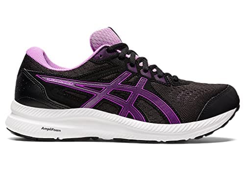 Image of ASICS Women's Gel-Contend 8 Sneaker, Black/Orchid, 5 UK