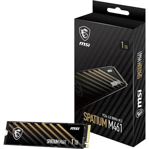 Image of MSI SPATIUM M461 PCIe 4.0 NVMe M.2 1TB