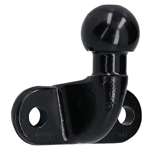 Image of AB Tools HEAVY DUTY 50mm BLACK Tow Ball for Tow Bar Standard Fitment EU Approved