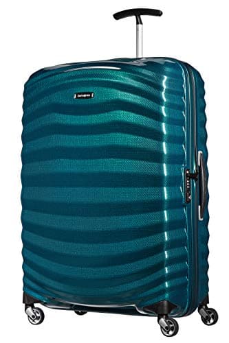 Image of Samsonite Lite -Shock - Spinner L Suitcase, 75 cm, 98.5 l, Blue (Petrol Blue)