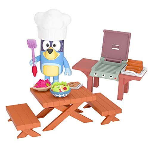 Image of moose toys BLUEY S3 MINI PLAYSET - FAMILY BACKYARD BBQ