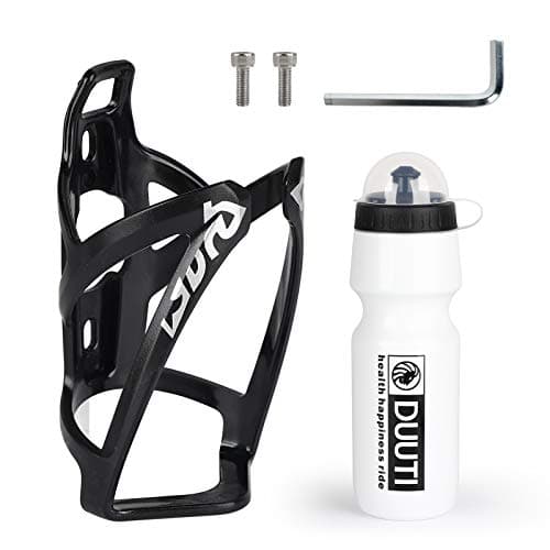 Image of HASAGEI Bike Water Bottle Cage and 25oz Premium BPA Free Sports Bottle, Bike Water Bottle Set Lightweight Bike Bottle Holder for Road, Mountain bike. Essential for Riding