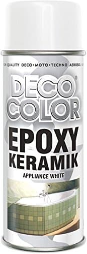 Image of DECO COLOR EPOXY BATH SHOWER SINK APPLIANCE PURE WHITE ENAMEL SPRAY PAINT REFURBISHING TOUCH UP 400ml
