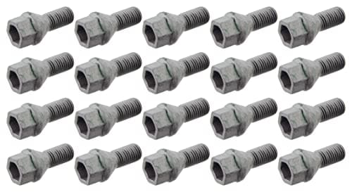 Image of febi bilstein 32060 20 Wheel Bolts M12 x 1.5 SW17 mm Taper Seat