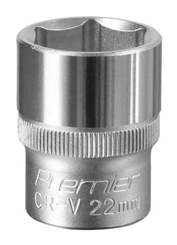 Image of Sealey S1222 Walldrive Socket 22Mm 1/2Sq Drive