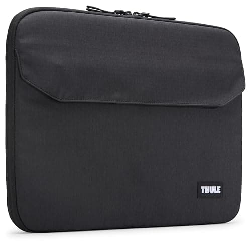 Image of Thule Lithos Laptop Sleeve, Fits 15 MacBook Air, Soft Padded Interior, Front Accessory Pocket, YKK Zippers & Durable Materials