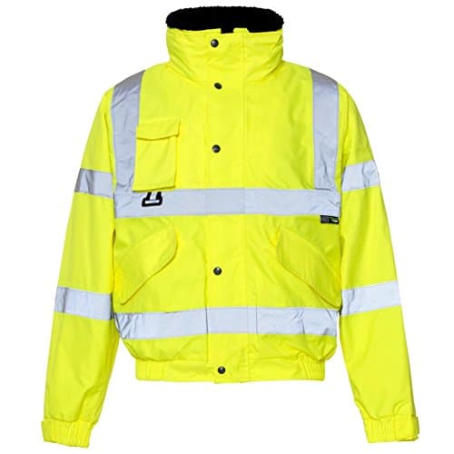 Image of Supertouch AEC2125 HI VIS BREATHABLE 2 IN 1 BOMBER JACKET-YELLOW, XXX-Large